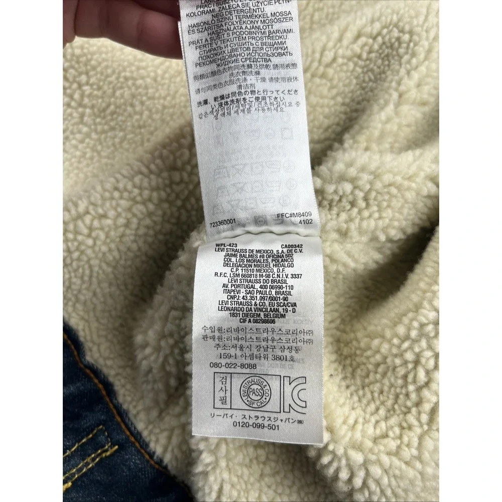 Levi's Men's‎ Sherpa Trucker Jacket Foley Large 723360001
